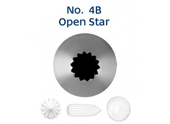 Piping Tip - Open Star No. 4B