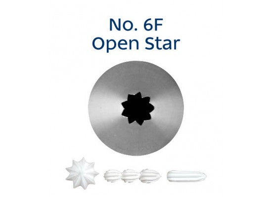 Piping Tip - Open Star No.6F