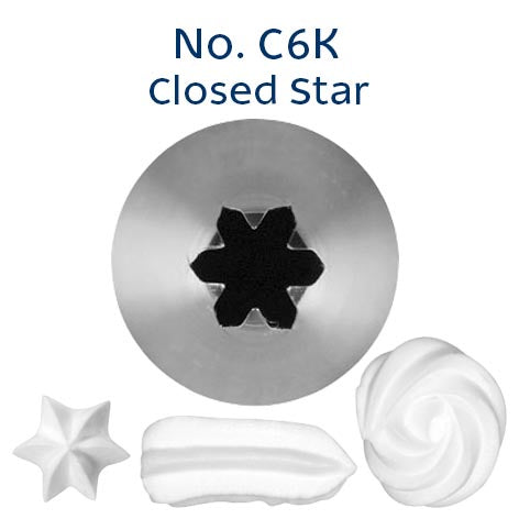 Piping Tip - Closed Star No.C6K