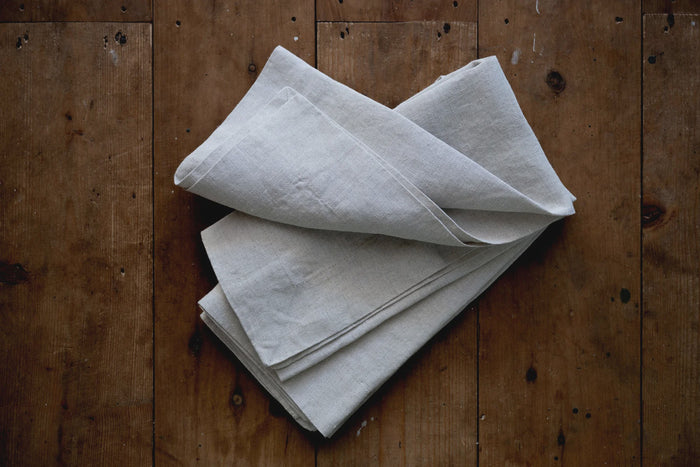 Linen Napkins - Bircher Natural S/4