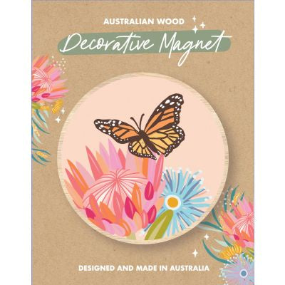 Magnet: Butterfly - Pale Peach