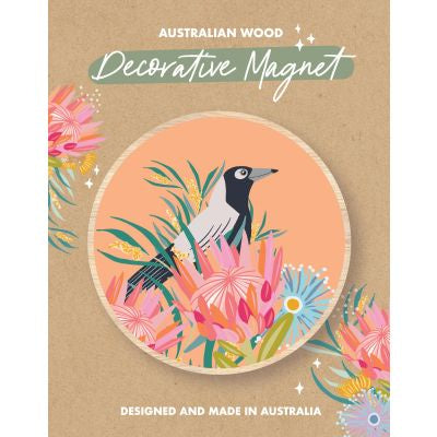 Magnet: Magpie - Orange