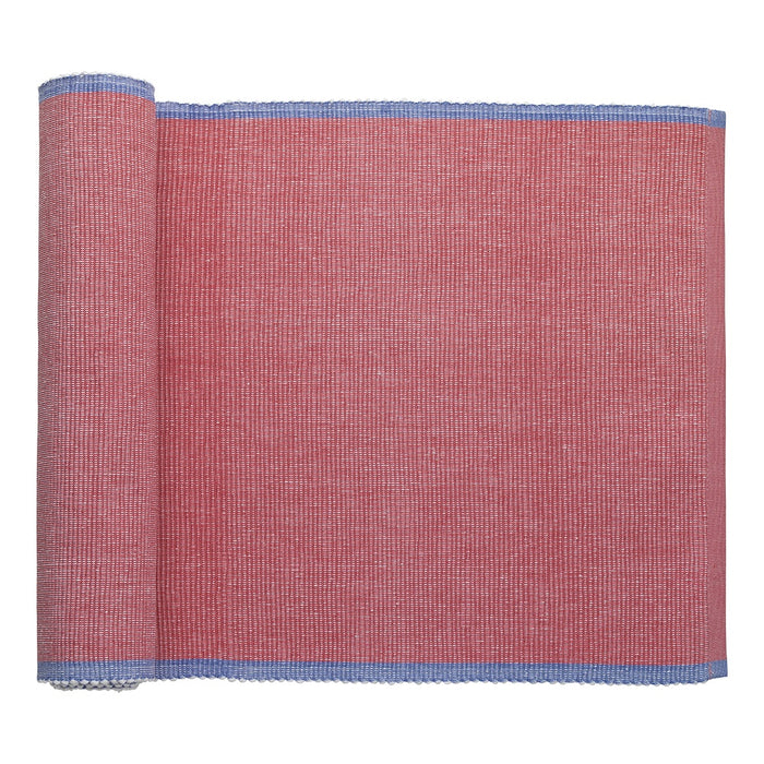 Lola Ribbed Table Runner 33x180cm Fuchsia