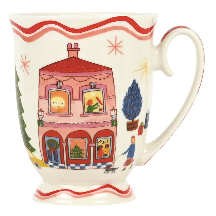 Night Before Mug 280ml Pink House