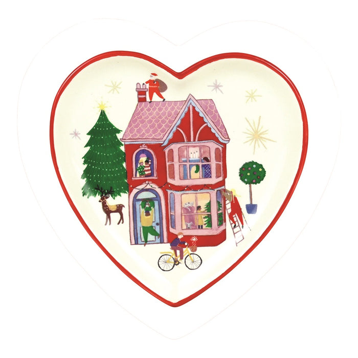 Night Before Heart Plate 14cm House