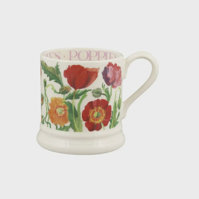 Flowers - Poppy 1/2 Pint Mug