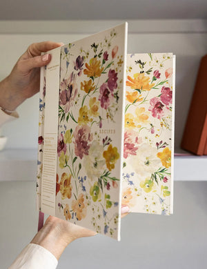 Heirloom Recipe Book Journal - Ranunculus