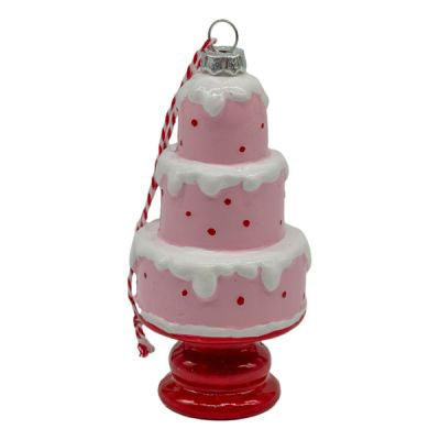 Pink Cake Hanging Ornament