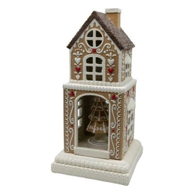 Musical Gingerbread House 43cm