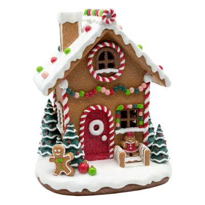 LED Gingerbread House