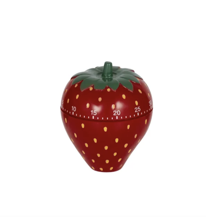 Strawberry Plastic 60min Timer