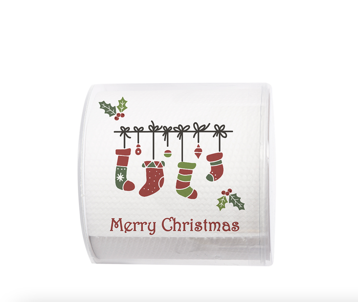 Christmas Toilet Paper - Xmas Stockings
