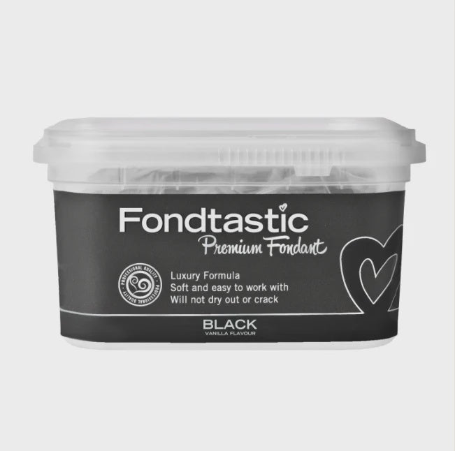 Fondtastic Premium Fondant - Black 250g