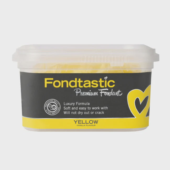 Fondtastic Premium Fondant - Yellow 250g