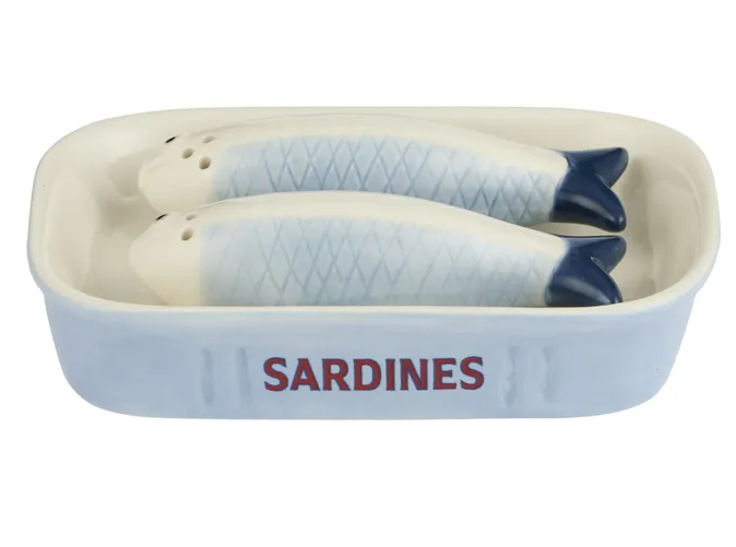 Sardine 3pc Ceramic S&P Set