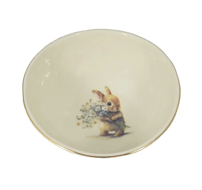 Rudi Rabbit Bowl Small White
