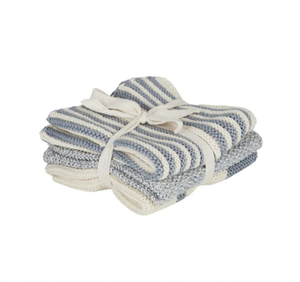 Amy Knit Cloth S/3 Blue