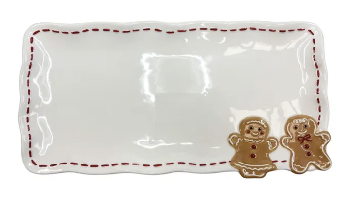 Gingerbread Ceramic Platter 35cm
