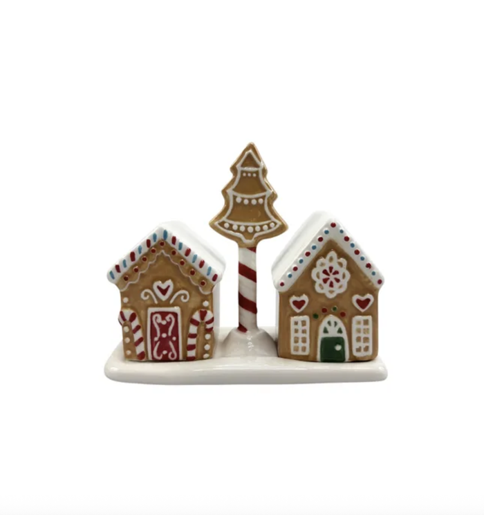 Gingerbread House Salt & Pepper Set