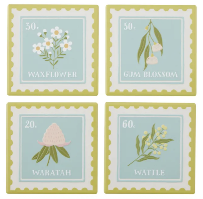 Daphne Set of 4 Ceramic Coasters