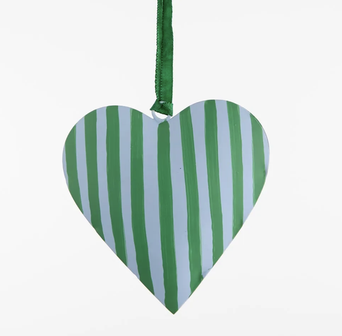 La Dolce Vita Heart Tree Decoration Green Small