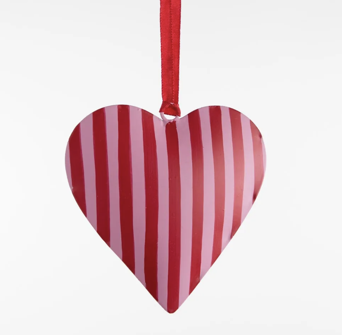 La Dolce Vita Heart Tree Decoration Red Small