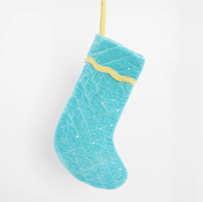 La Dolce Vita Aqua & Yellow Stocking