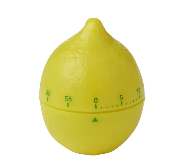 Lemon Plastic 60min Timer