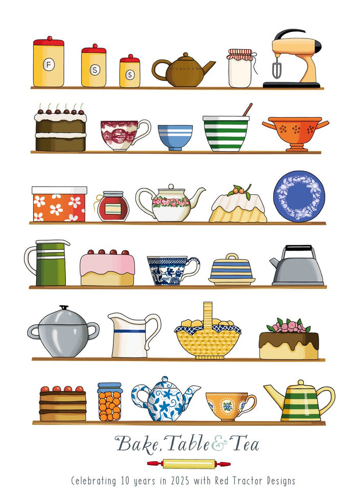 BT&T 10 Year Anniversary Tea Towel