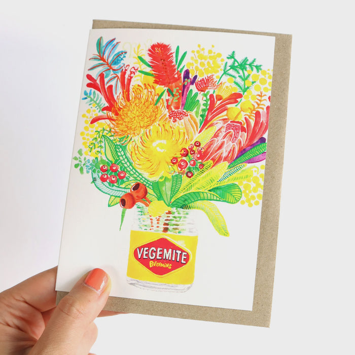 Greeting Card - Vegemite Bouquet