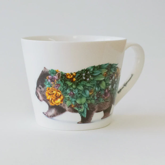 Mug & Coaster – Wombat Bushwalk