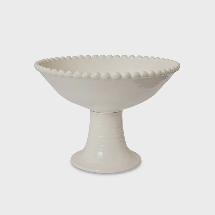 Eden White Pedestal Bowl