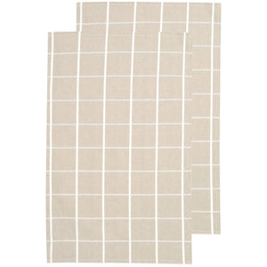 Greenland Tea Towel S/2 Taupe