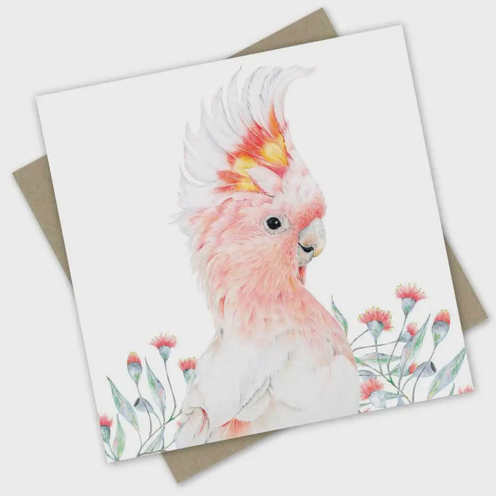 Greeting Card - Australiana: Mindi the Major Mitchell Cockatoo