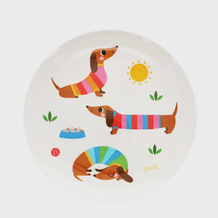 Melamine Plate - Sausage Dog