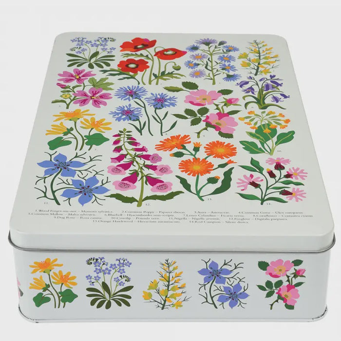 Rex London Tin - Biscuit Tin Wild Flowers