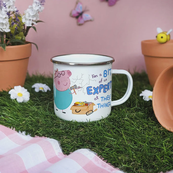 Enamel Mug - Daddy Pig Chocolate Cake