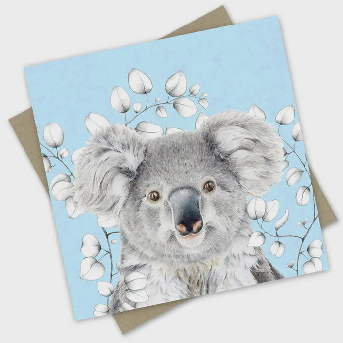 Greeting Card - Australiana: Koala Blue Gum