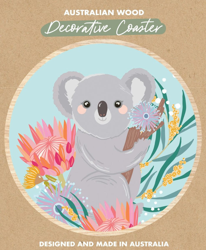 Coaster: Koala - Light Blue
