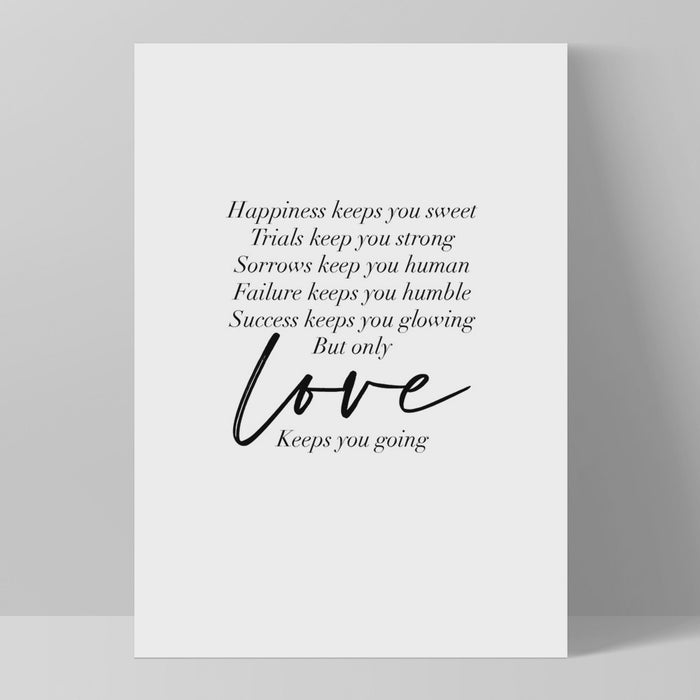 Print - Love Quote A4