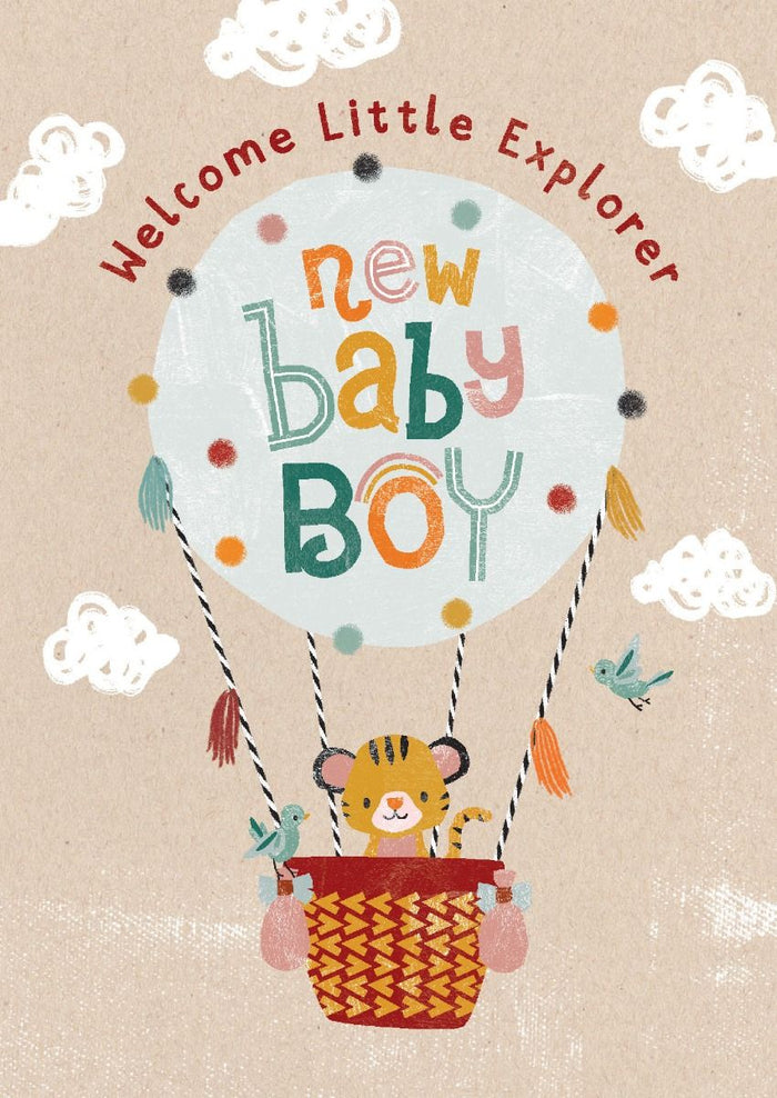 Greeting Card: New Baby Boy
