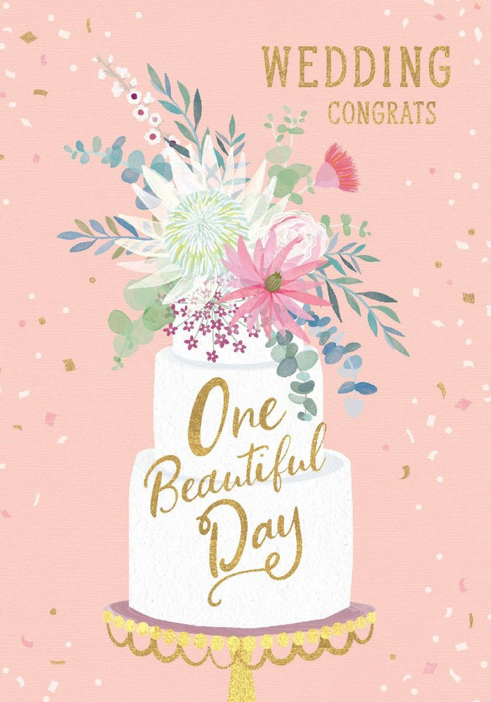 Greeting Card: Beautiful Day Wedding