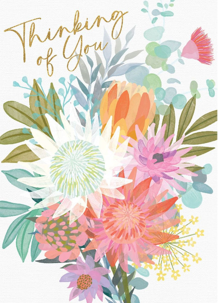 Greeting Card: Thinking Of You Bunch