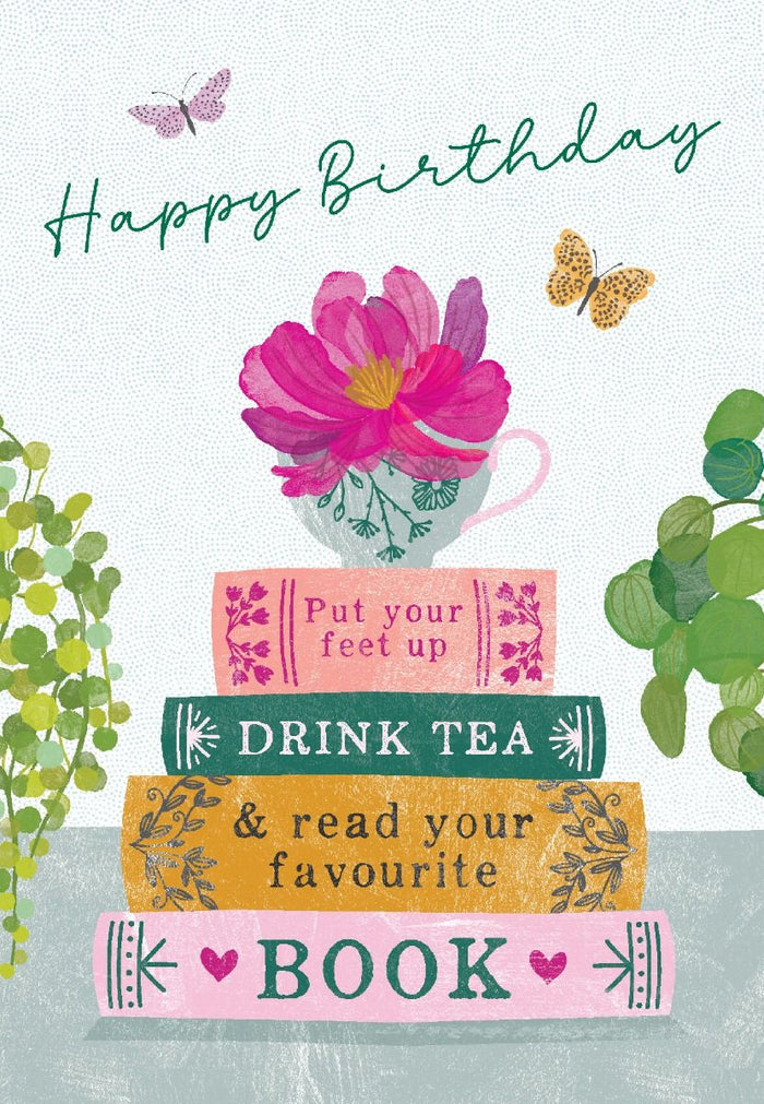 Greeting Card: Happy Birthday Books