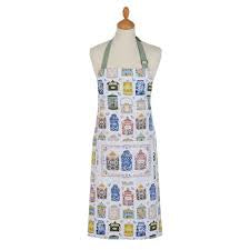 Tea Tins Cotton Apron Multi-Coloured 85x70x0.2cm
