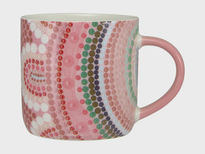 Lou Martin Uplift Mug 480ML Pink