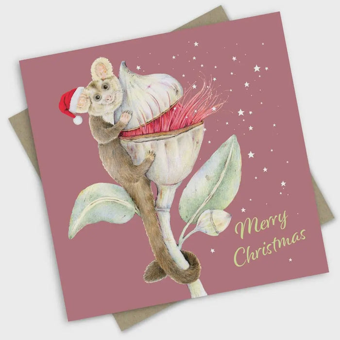Greeting Card - Christmas Card: Baby Greater Glider