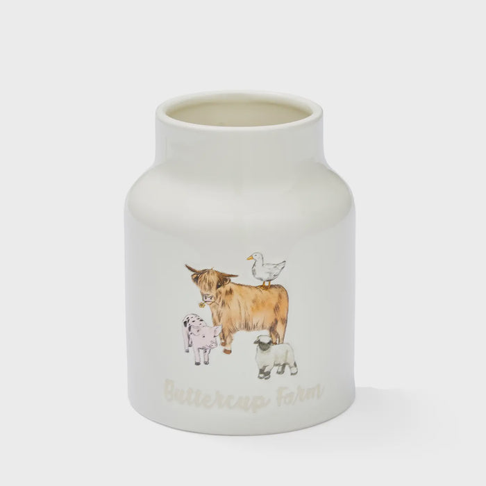 Utensil Holder Pot Buttercup Farm Multi Animals