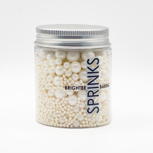 PEARL WHITE BUBBLE BUBBLE (75g) Sprinkles