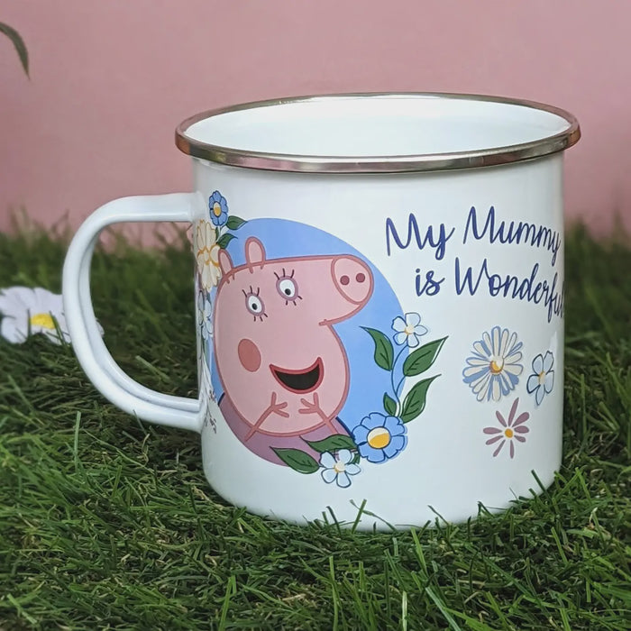 Enamel Mug - Mummy Pig Best Mummy